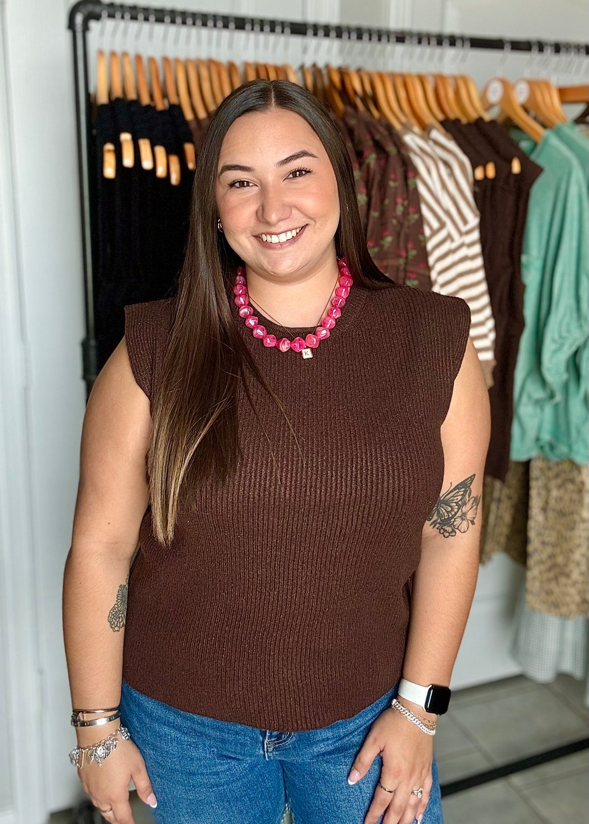 Reece Mock Neck Sweater Tank