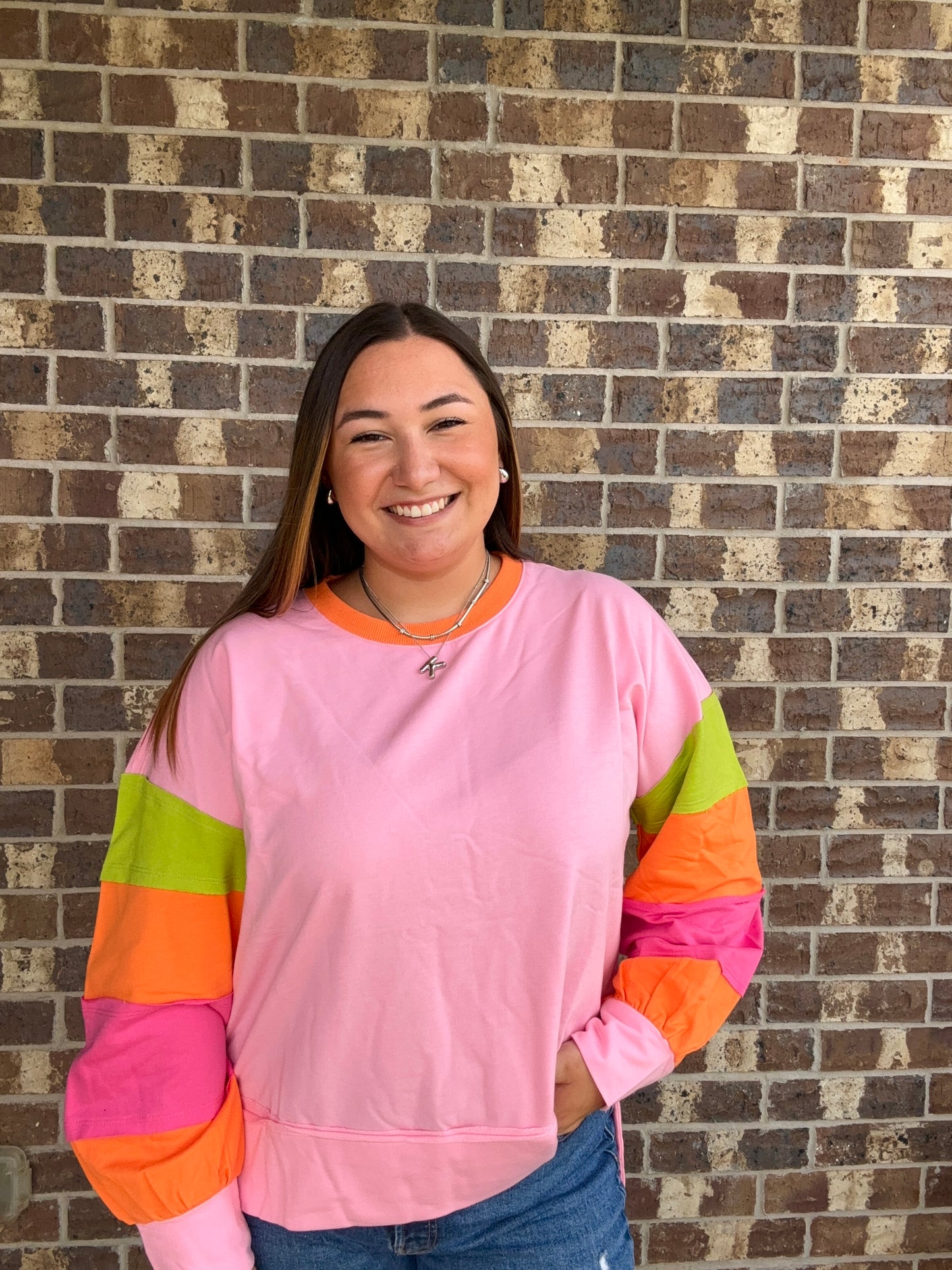 Isabelle Color Block Sweater