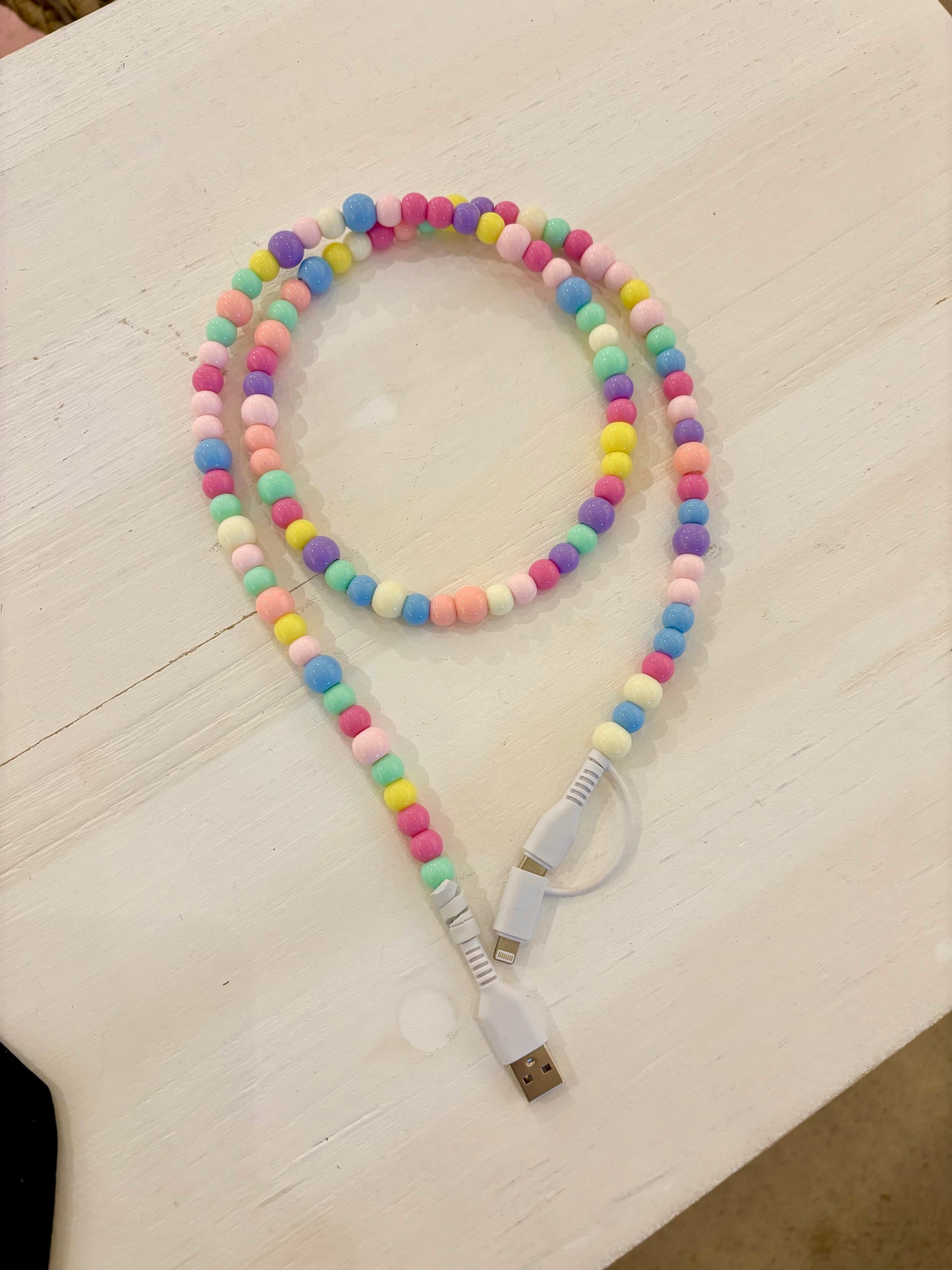 Beaded Phone Charger