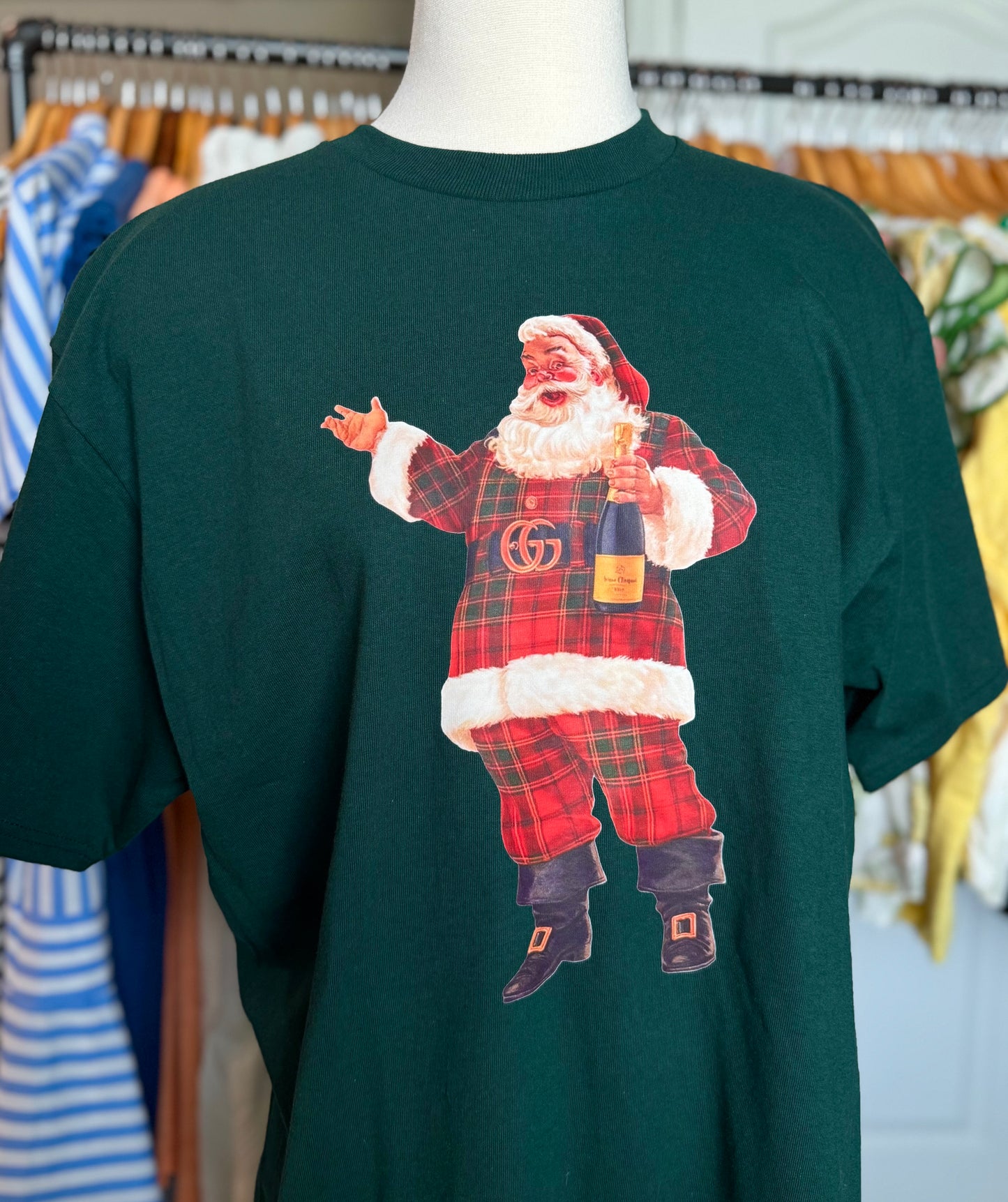 Plaid Santa