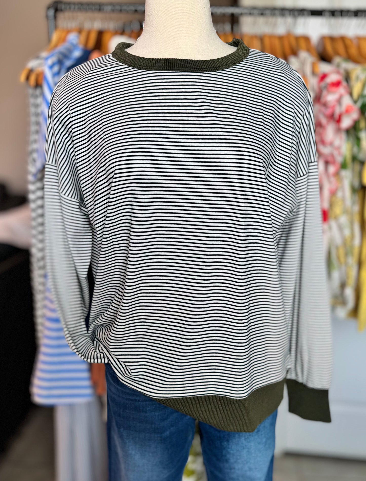 Billie Stripe Top