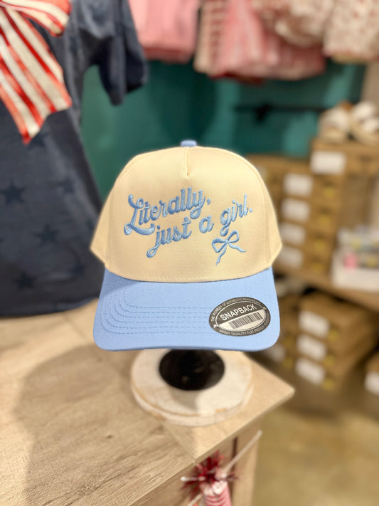 Just A Girl Hat