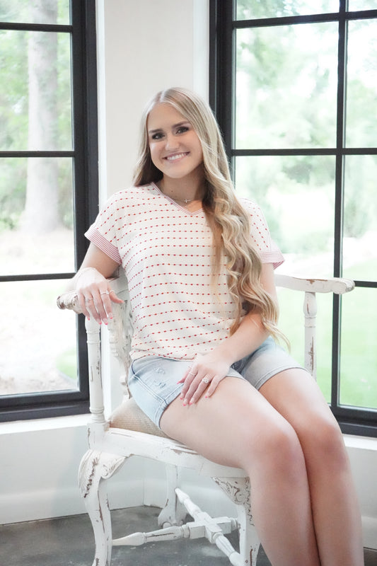 Alicia Stripe Tee