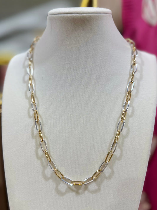 Lauren 2 Tone Necklace