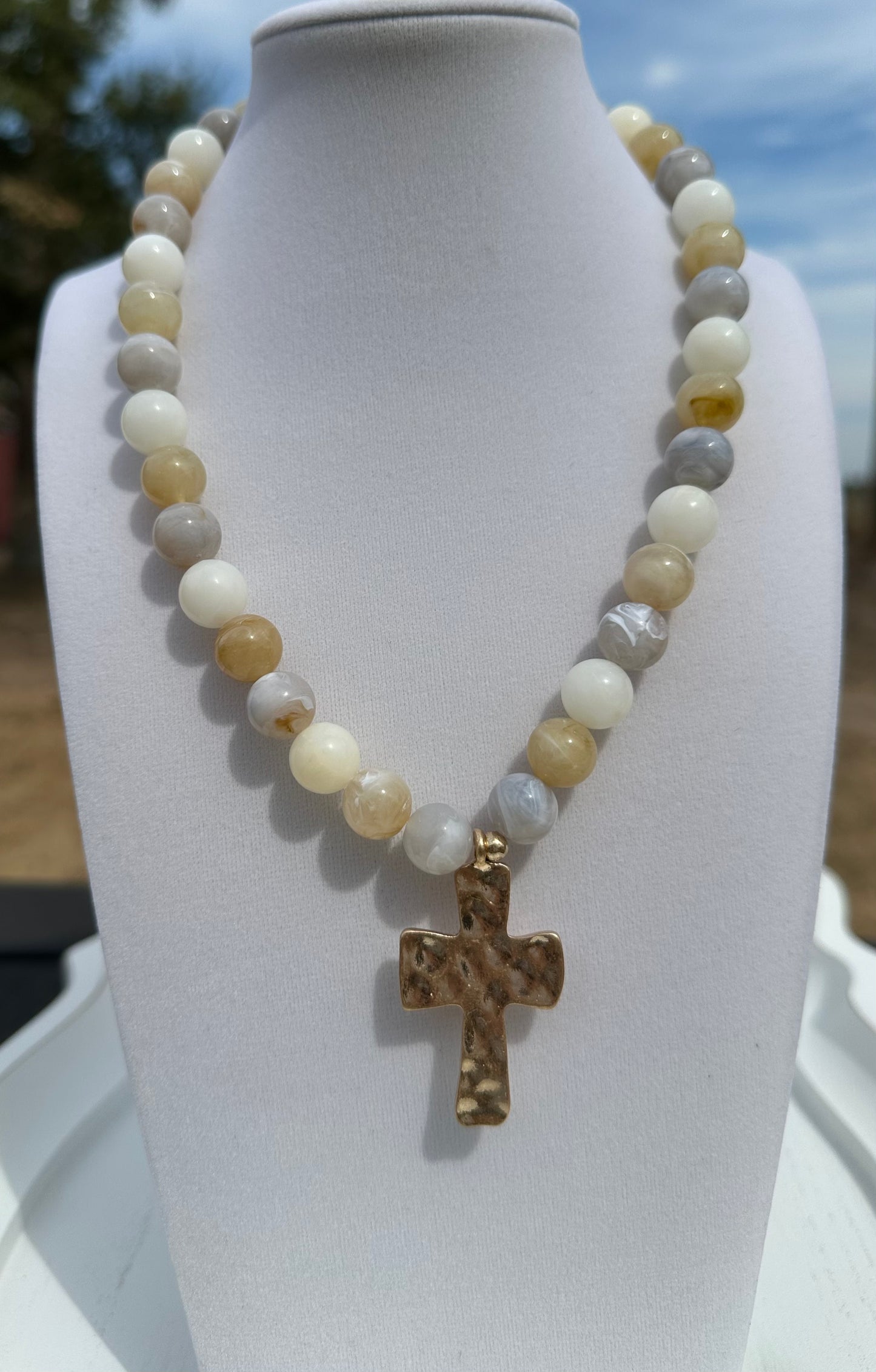 Amelia Cross Necklace