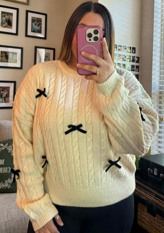 Abbey Bow Sweater